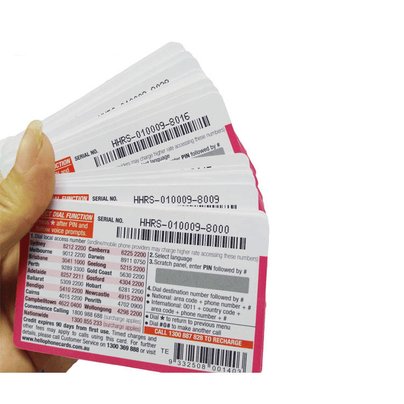 Imagem de Cartões Telefónicos e Pré-Pagos Personalizados com detalhes do chip para compradores que comparam soluções de Cartões plásticos.