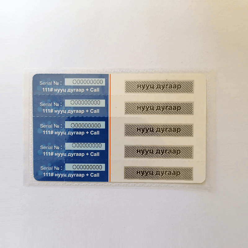 Esta imagem destaca controle de acesso seguro em Cartões Telefónicos e Pré-Pagos Personalizados para aplicações de Cartões plásticos.
