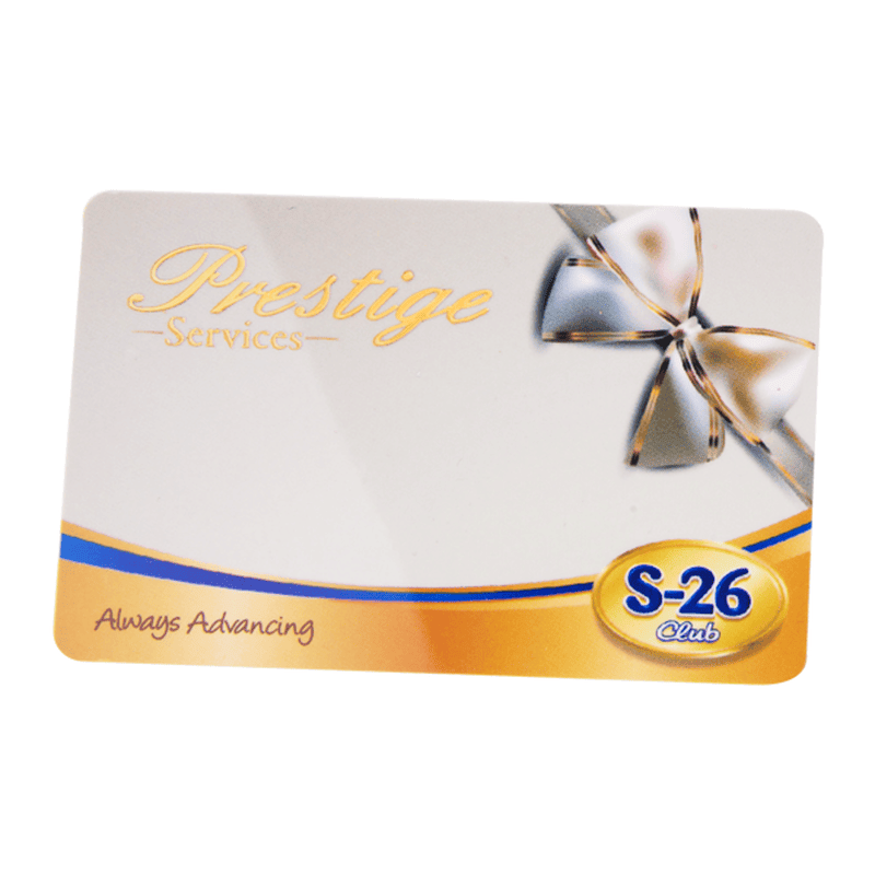 Foto de Cartões de Fidelização Personalizados para Programas mostrando logotipo impresso na categoria Cartões plásticos.
