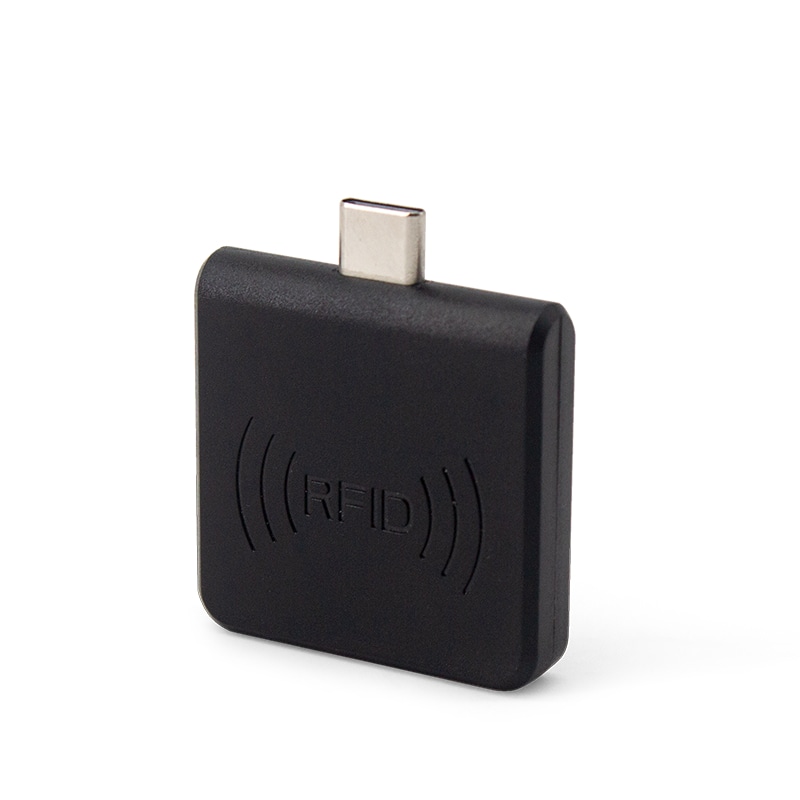 Imagem de Leitor RFID ISO15693 Type-C para Verificação Móvel com foco em painel frontal com teclado para projetos de Leitores RFID HF de 13 —56 MHz.