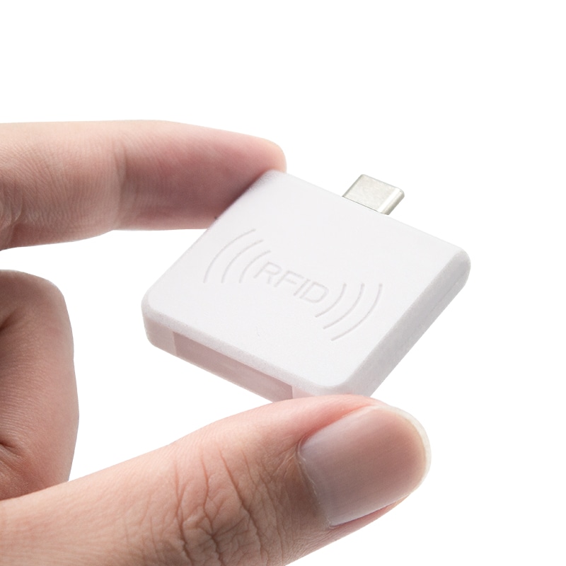 Imagem de Leitor RFID ISO15693 Type-C para Verificação Móvel com carcaça à prova d’água para compradores que comparam soluções de Leitores RFID HF de 13 —56 MHz.