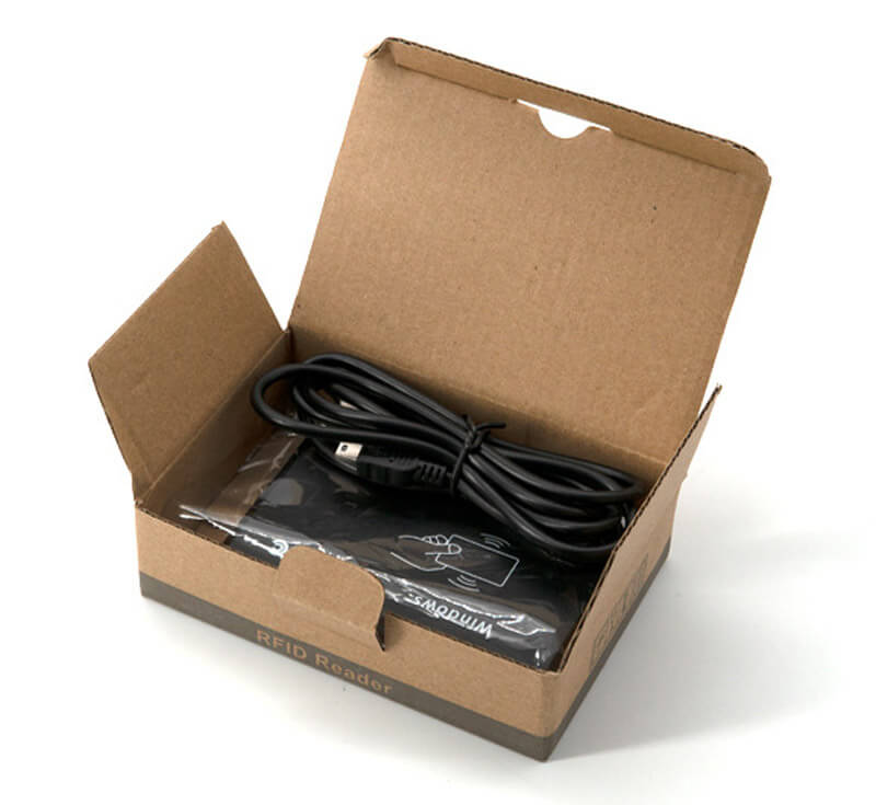 Imagem de Leitor e Gravador RFID 125KHz com SDK para Acesso com foco em leitura sem contato para projetos de Leitores RFID LF de 125 kHz.