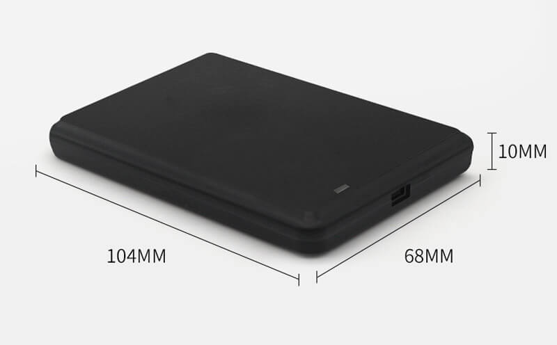 Imagem nítida de Leitor de Cartão de Proximidade 125 kHz para Acesso destacando detalhes do chip para aplicações de Leitores RFID LF de 125 kHz.