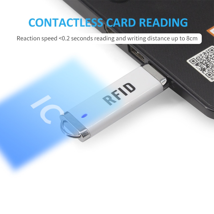 Instalação de leitores RFID HF em uma aplicação de entrada e controle de acesso de portas.