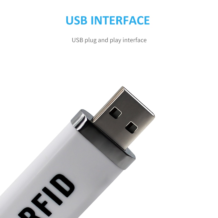Terminal de conexão de um leitor RFID HF para compradores que avaliam soluções de integração de sistemas.