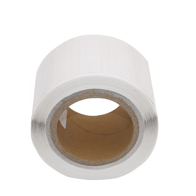 Imagem de Etiquetas UHF RFID Codificadas para Caixas de Plástico com detalhes do chip para compradores que comparam soluções de Etiquetas RFID UHF.