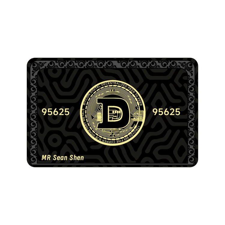 Imagem do cartão IC metálico personalizado com detalhe do chip para aplicações de acesso seguro.