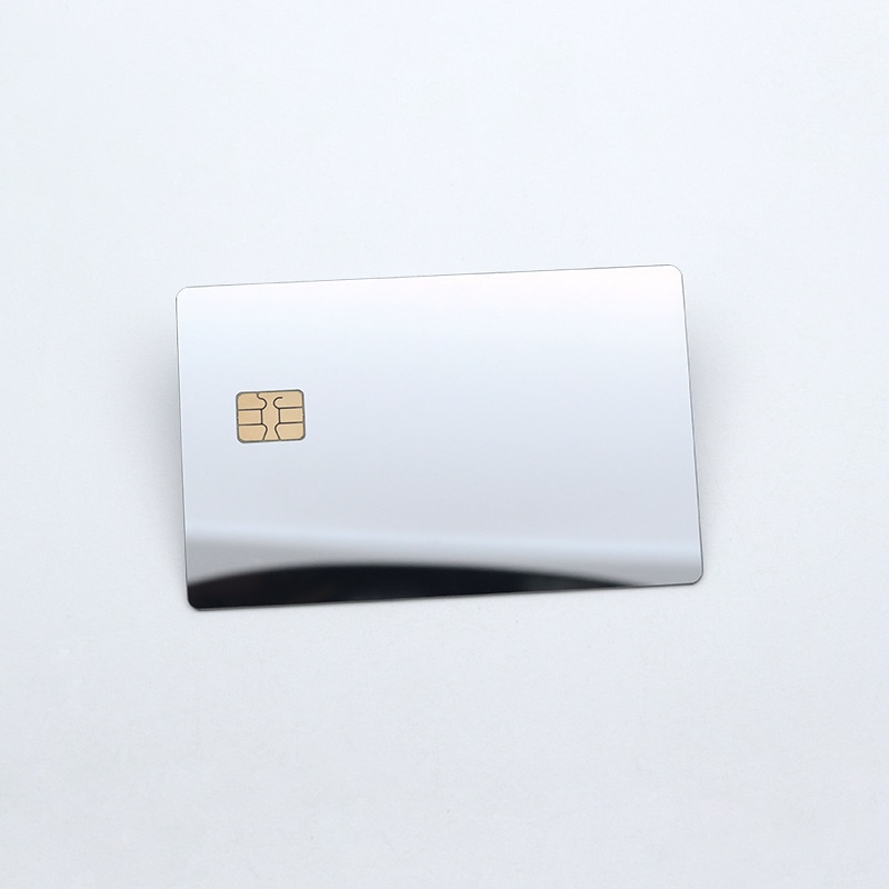 Imagem de Cartões Metálicos com Chip Contact para Pagamento com leitura sem contato para compradores que comparam soluções de Cartões IC metálicos com contato.