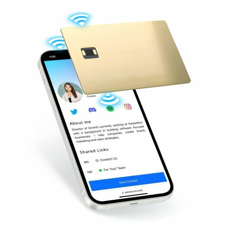 Cartões inteligentes metálicos de contato personalizados com logotipo impresso e borda polida para aplicações de pagamento premium.