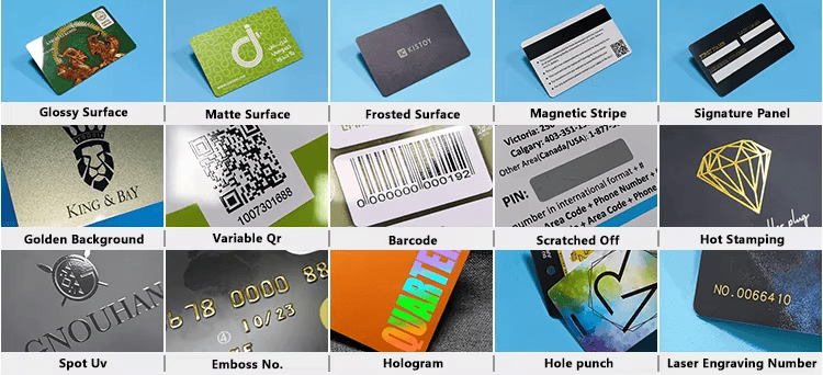 Foto dos cartões-presente plásticos personalizados para identidade de marca mostrando pedido em grande volume na categoria Cartões plásticos.