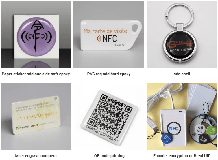 Etiqueta RFID para animais com gancho de montagem para instalação rápida em diferentes modelos de coleira.