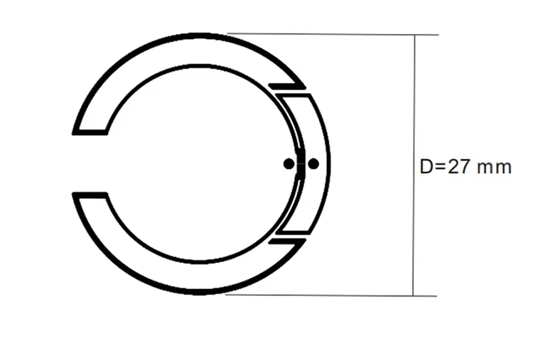 Etiquetas RFID UHF para livros e mídias de biblioteca, mostradas com verso adesivo para compradores que comparam soluções Etiquetas RFID UHF.