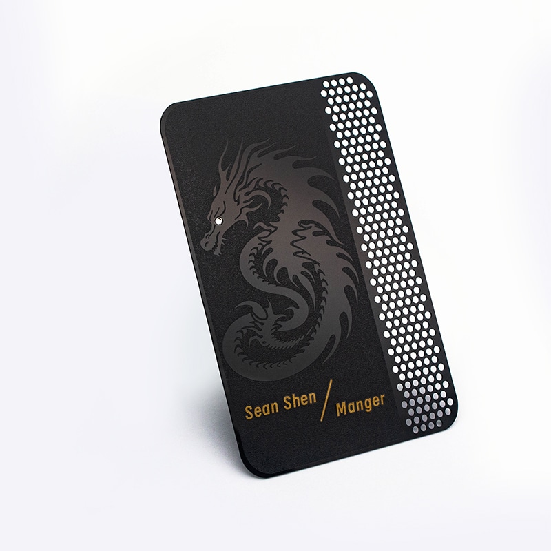 Cartões de visita personalizados em metal, em lote, com superfície premium para compradores que comparam soluções de cartões de visita metálicos.
