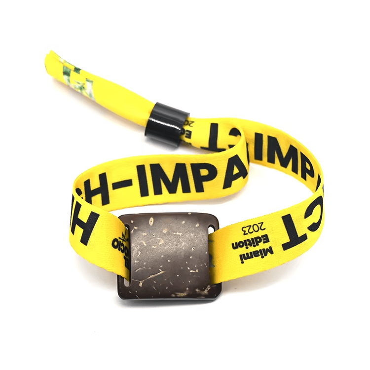 Pulseiras RFID confortáveis personalizadas com marca; impressão por sublimação térmica de alta resolução para logotipos vibrantes e conforto superior para a pele.