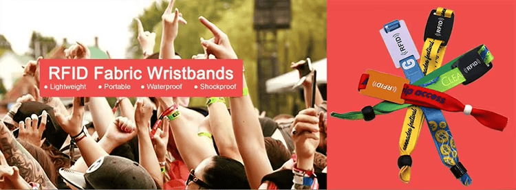 Pulseiras RFID para festivais com pagamentos sem dinheiro, com destaque para o controle de acesso a eventos em projetos com pulseiras RFID de tecido.