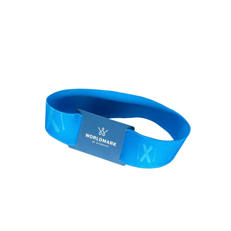 Pulseira RFID elástica resistente à água para maratonas, festivais, parques e aplicações de identificação vestível.