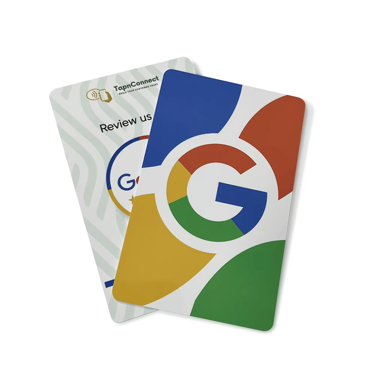 Material de PVC de alta qualidade do cartão de avaliação NFC que garante durabilidade e um visual profissional para uso comercial.