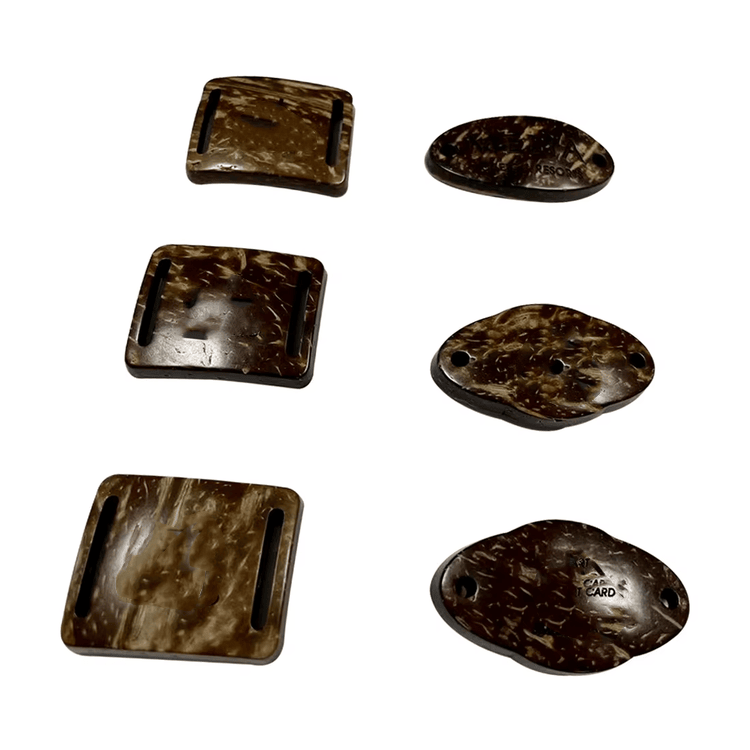 Pulseiras RFID de casca de coco para resorts com pulseira impermeável para compradores que avaliam soluções Cartões de madeira.