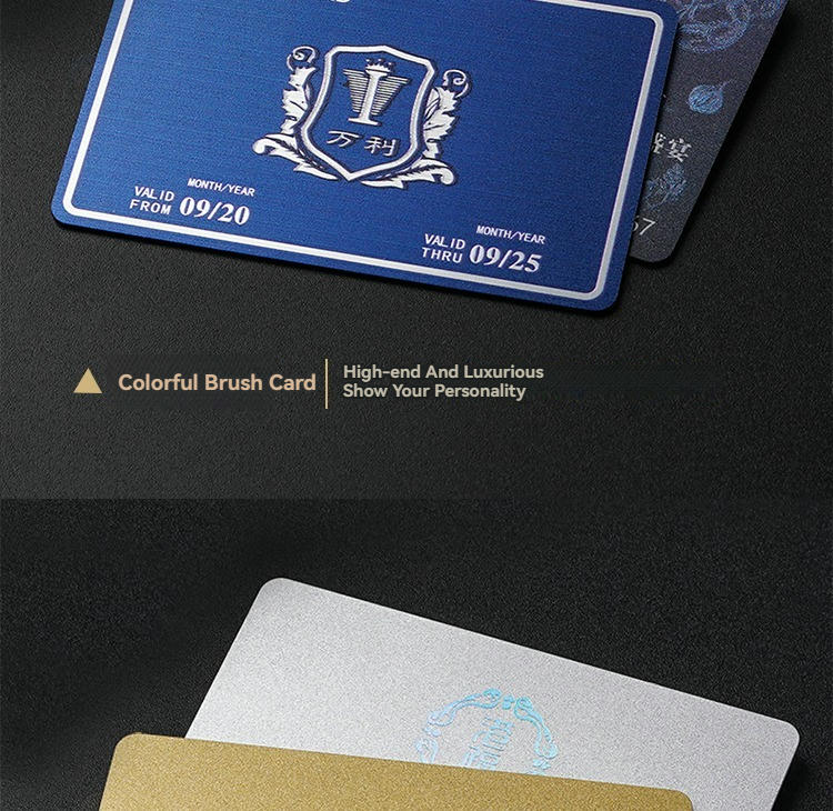 Cartões de PVC premium personalizados com foco no design sob medida para projetos Cartões plásticos.