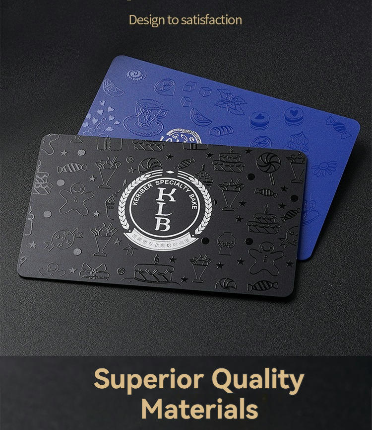 Vista frontal dos cartões de PVC premium personalizados para identidade de marca na categoria Cartões de Plástico.