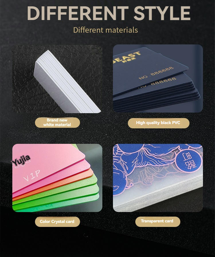 Vista lateral dos cartões PVC premium personalizados para compradores que avaliam soluções Cartões plásticos.