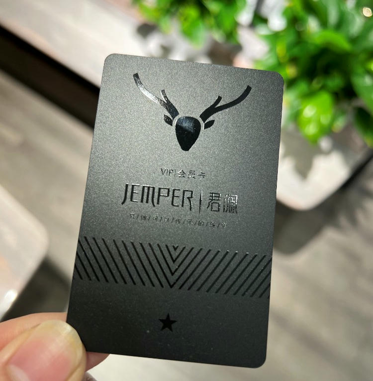 Cartões VIP de luxo personalizados com foco na leitura sem contato para projetos de Cartões plásticos.