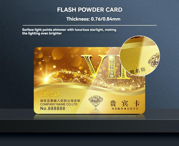 Vista traseira de cartões VIP personalizados para salões de beleza na categoria de cartões plásticos.