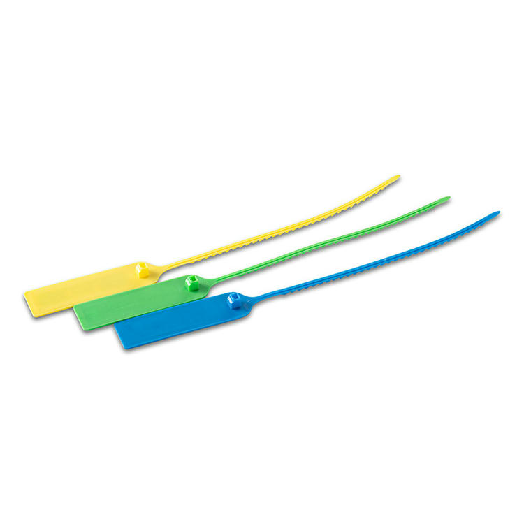 Imagem de Etiqueta RFID UHF de Abraçadeira Inviolável com foco em uso industrial para projetos de Tags RFID com abraçadeira.