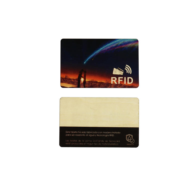 Imagem de Cartões de Visita RFID em Madeira Personalizados com foco em controle de acesso seguro para projetos de Cartões de madeira.