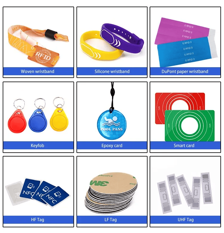 Cartões RFID de madeira personalizados para acesso ecológico, mostrados em leitura sem contato para aplicações de cartões de madeira.
