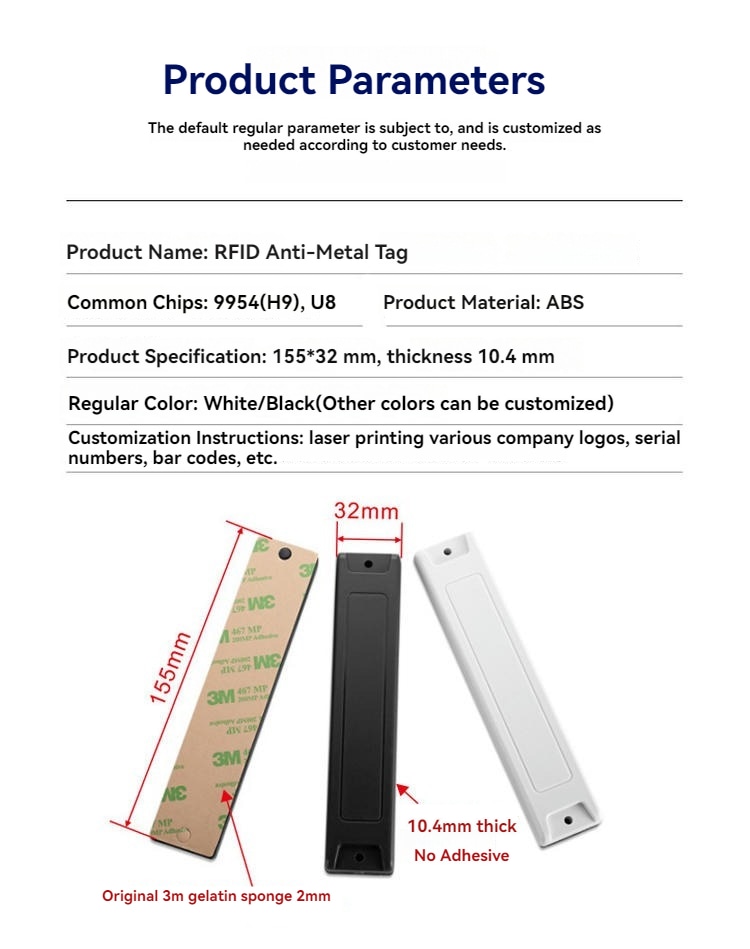 Foto de etiqueta RFID ABS para metal em máquinas pesadas aplicada sobre superfície metálica na categoria tags RFID de ABS para metal.