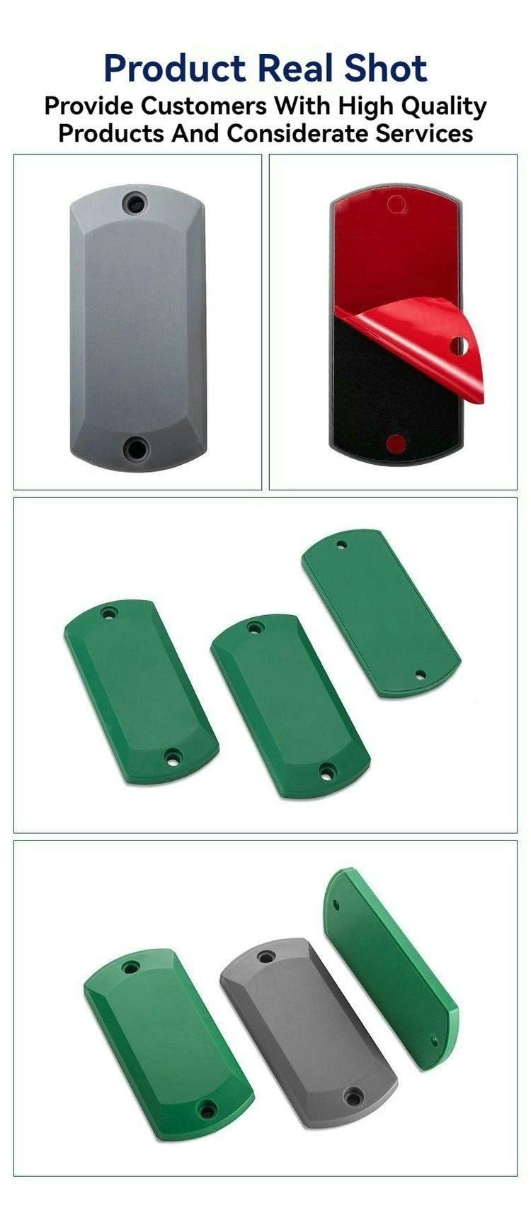 Tags RFID ABS para metal para rastreamento de pequenas ferramentas vistas em detalhe de corte a laser para aplicações tags RFID de ABS para metal.