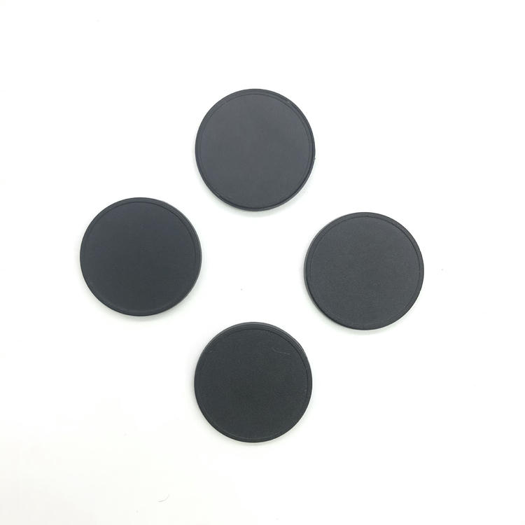 Tag RFID de ponto de ronda em ABS preto, adequada para integração discreta em painéis de elevadores ou ambientes sofisticados.