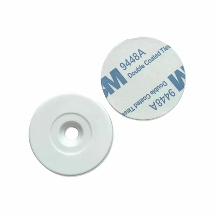 Etiqueta NFC vermelha ABS25-1 para pontos de controle de segurança usada para alta visibilidade durante rondas de vigilantes em grandes instalações e armazéns