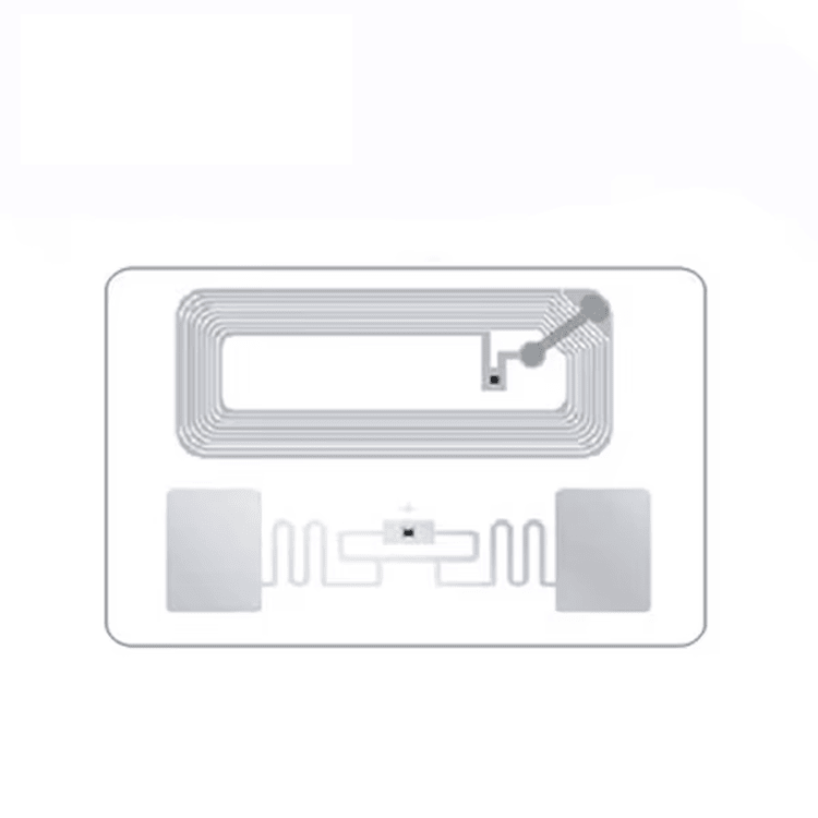 Amostra de cartão RFID com impressão CMYK, cores vivas e detalhes nítidos para identidade visual escolar personalizada.