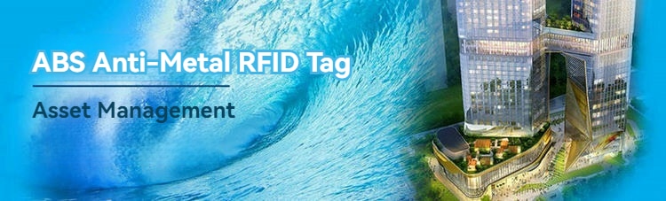 Etiqueta RFID ABS para metal Compacta para rastreamento de ativos apresentada com acabamento metálico escovado para compradores que comparam soluções tags RFID de ABS para metal.