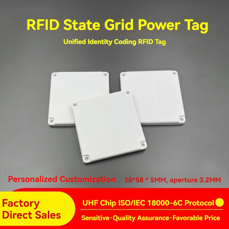 Esta imagem destaca corpo metálico durável em Etiqueta RFID ABS para metal para Inventário Preciso para aplicações de Tags RFID ABS para metal.