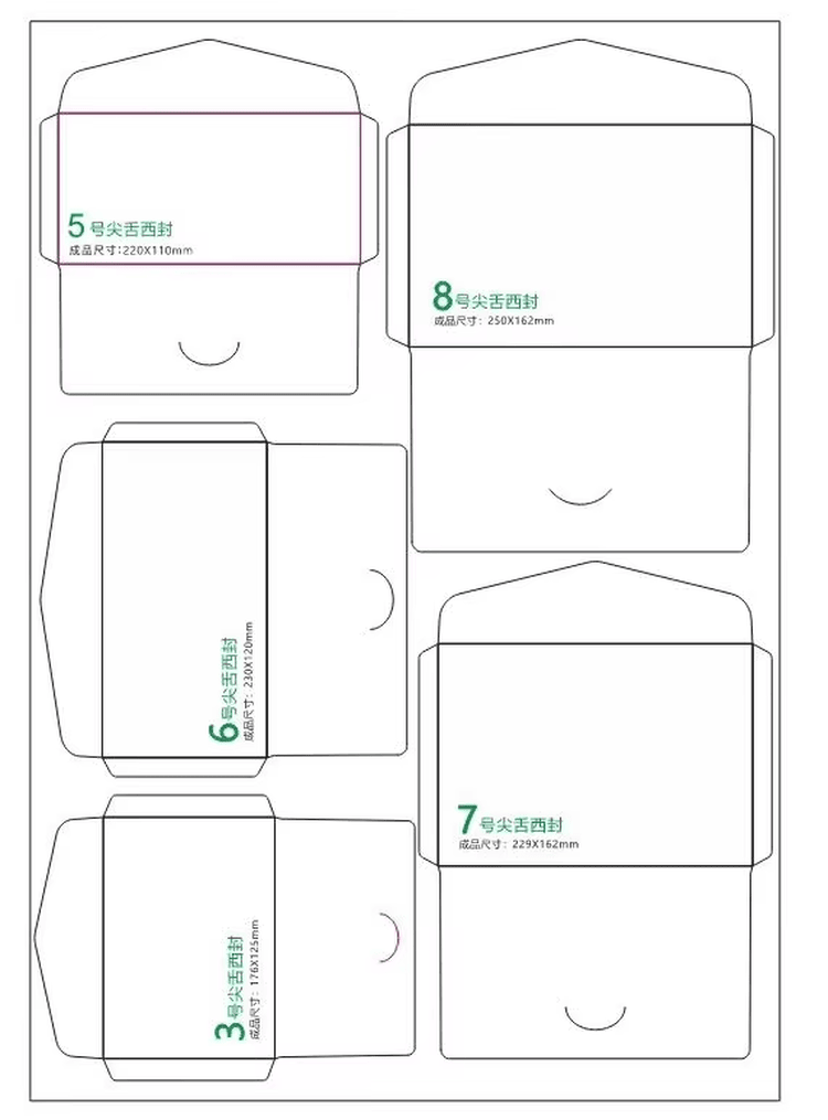 Envelopes elegantes com laço para apresentar cartões de avaliação do Google em balcões de recepção e incentivar o envolvimento dos clientes.