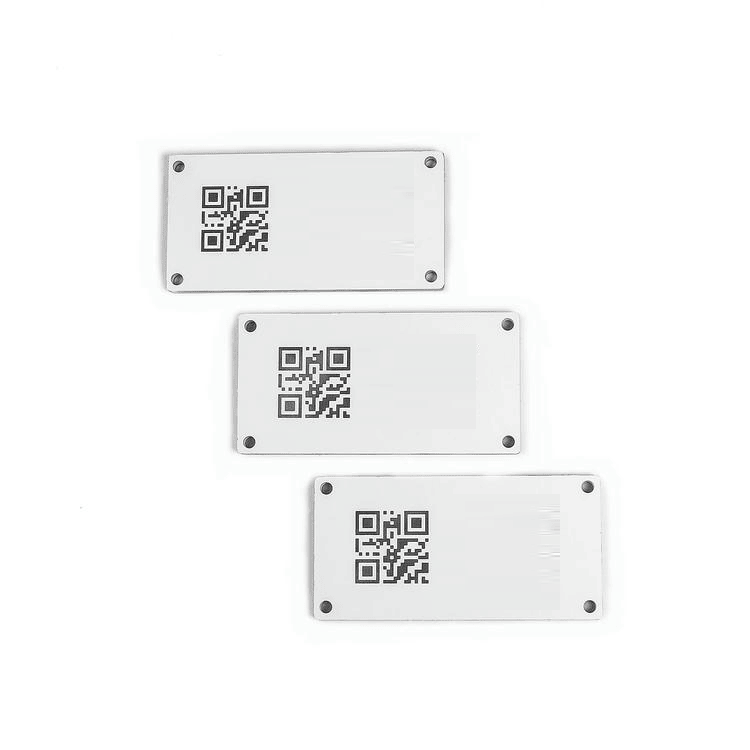 Tag RFID PCB para metal para rastreamento industrial mostrando detalhe de corte a laser na categoria tags RFID PCB para metal.