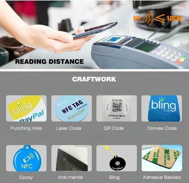 Um grande rolo de etiquetas NFC LED imprimíveis, pronto para aplicação em massa em sistemas automatizados de etiquetagem da cadeia de suprimentos