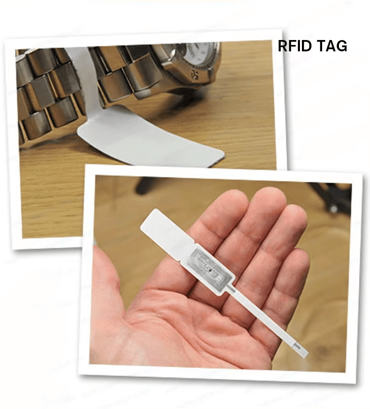 Representação gráfica da etiqueta NFC LED usada como solução interativa de bilhetagem para eventos e controle de acesso seguro