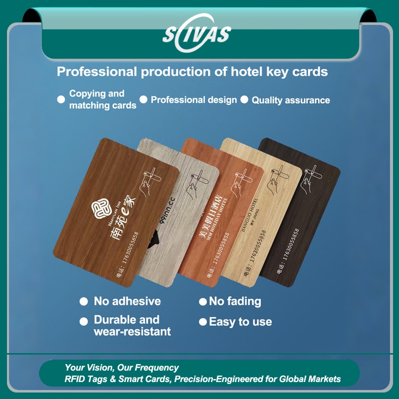 Cartões de Visita em Madeira com RFID e NFC