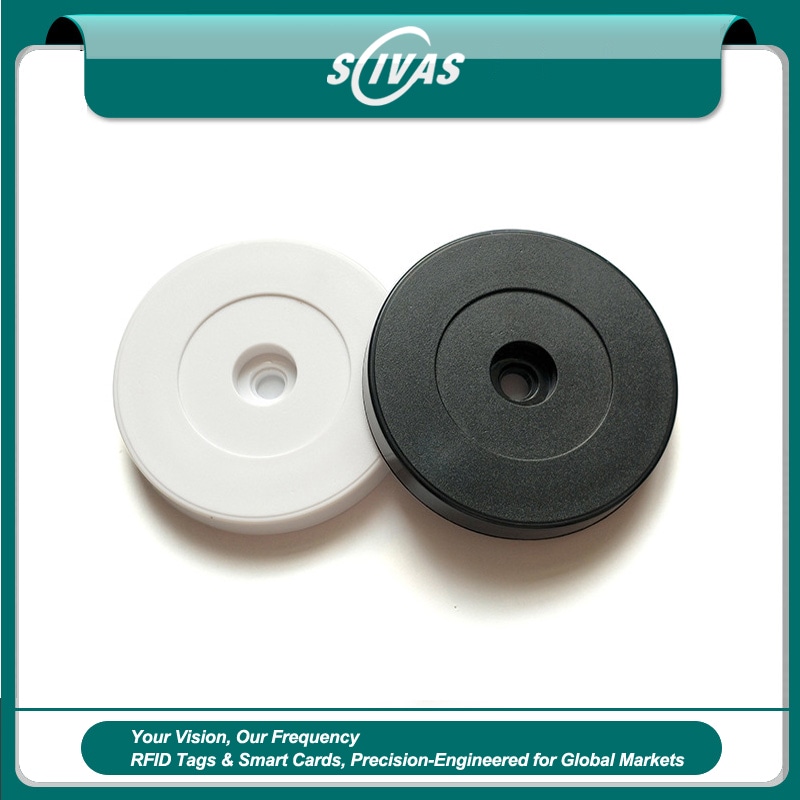 Tag RFID ABS em disco para ronda e controle de acesso aplicado em sistema de segurança para projetos tags RFID de ABS para rondas de vigilância.