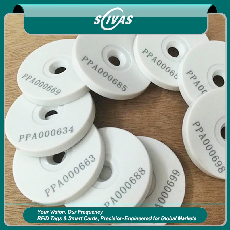 Imagem de Tags RFID ABS para Pontos de Ronda de Segurança com foco em leitura sem contato para projetos de Tags RFID ABS para ronda de segurança.