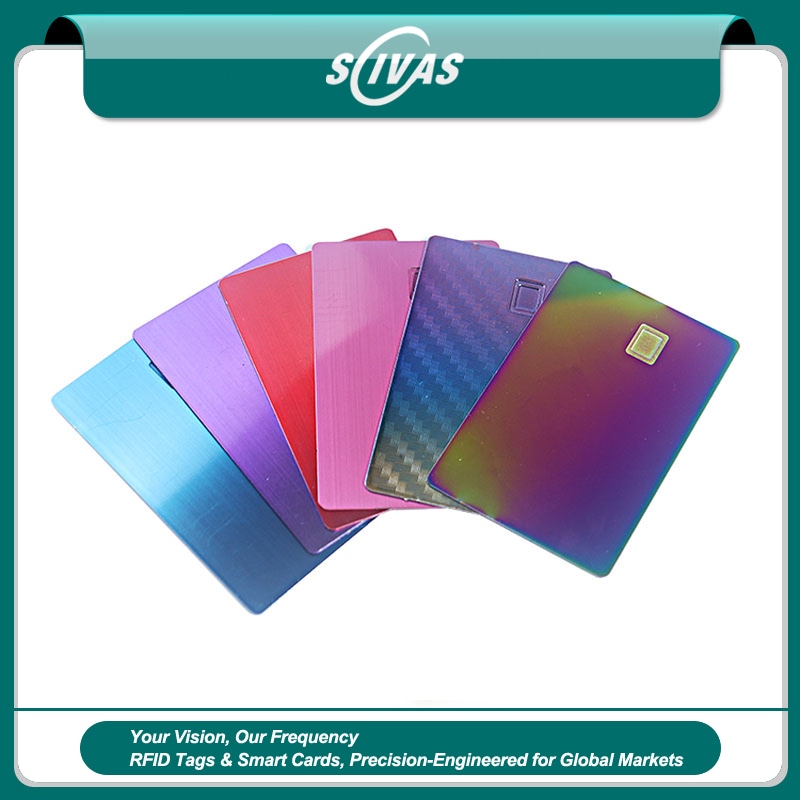 Cartões IC Metálicos Personalizados Seguros