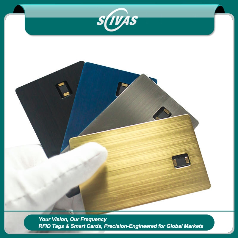 Cartões IC Inteligentes Metal-PVC para Acesso