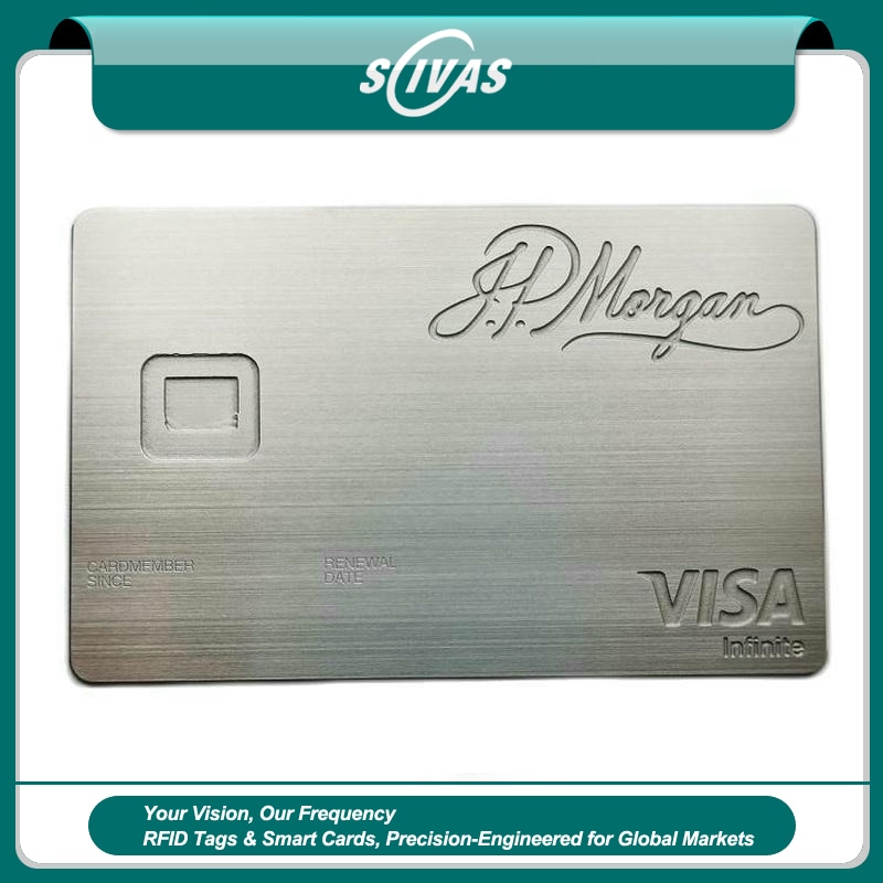 Cartões Metálicos EMV para Programas Premium
