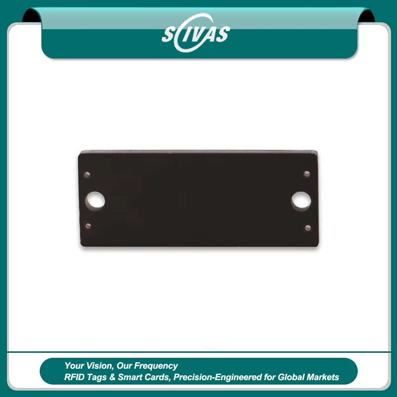 A etiqueta RFID PCB para superfícies metálicas P2510-2 possui classificação IP68 de impermeabilidade para rastreamento confiável de ativos em ambientes externos.