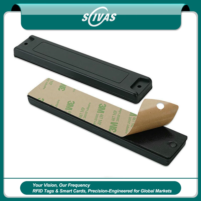 Imagem nítida de Etiquetas RFID ABS para Metal em Máquinas destacando gestão de ativos para aplicações de Tags RFID ABS para metal.