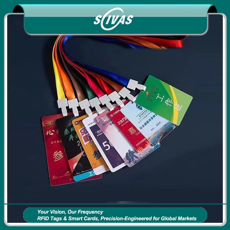 Imagem de Crachás ID — Passes de Evento e Cartões NFC com foco em pagamento sem dinheiro para projetos de Cartões plásticos.